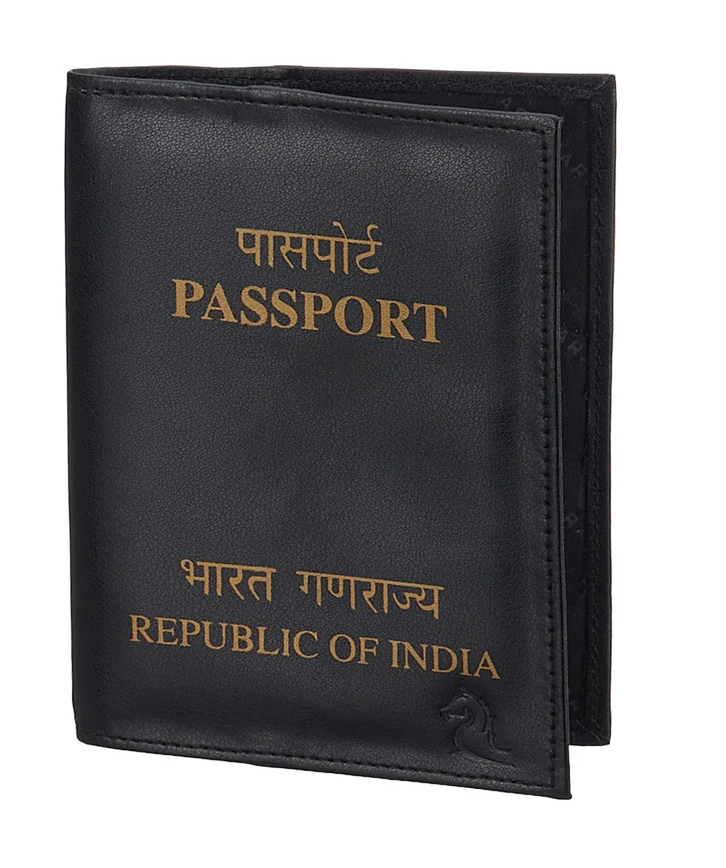 16039 Black Unisex Passport Cover