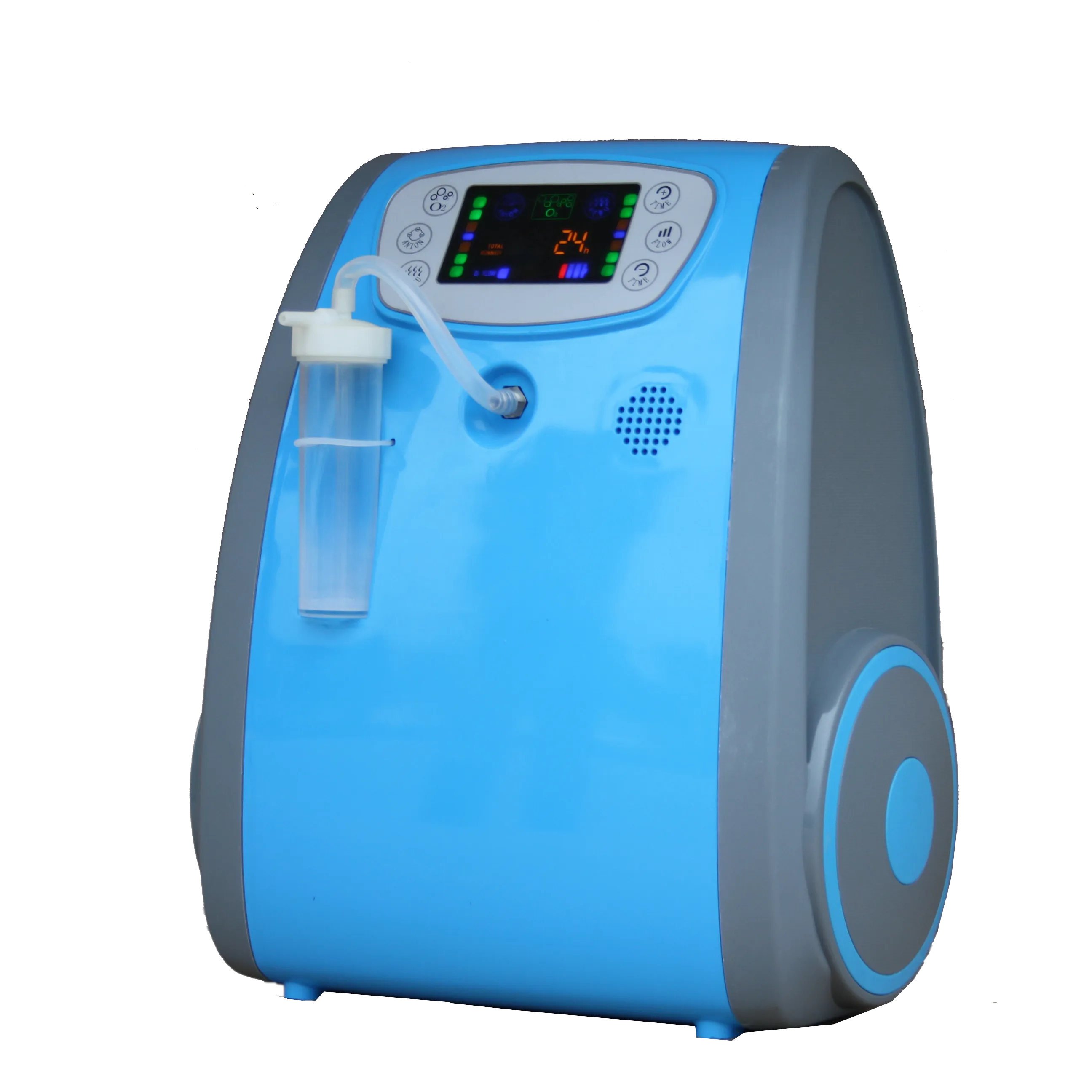 1L, 3L, 5L  portable continuous flow Adjustable oxygen concentrator with nebulizer function I 2 Hours battery