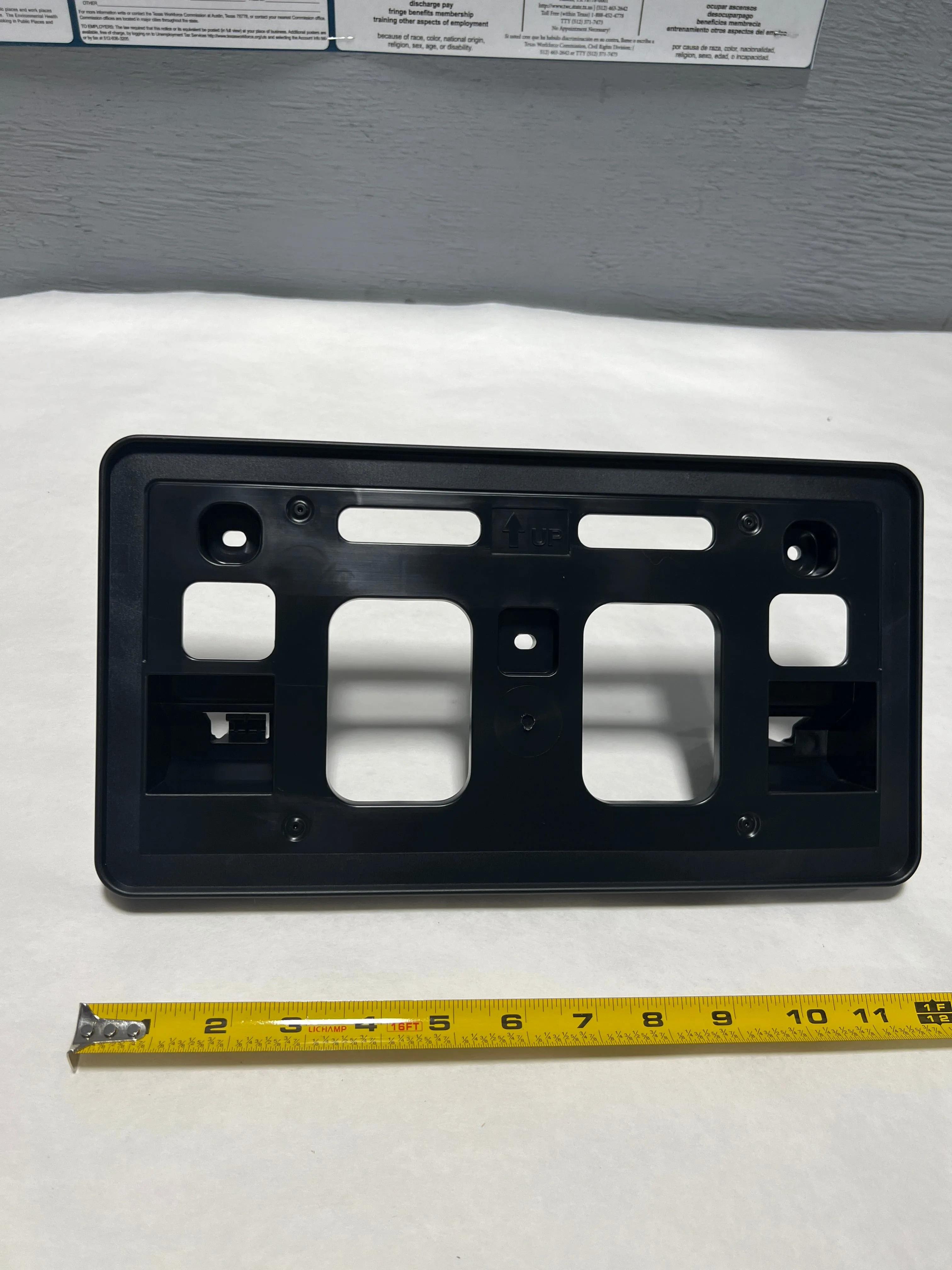 2019-2021 Honda Passport Front License Plate Holder Bracket - No Hardware