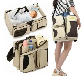 3 in 1 Portable Multi-functional Collapsible Newborn Crib/Bag