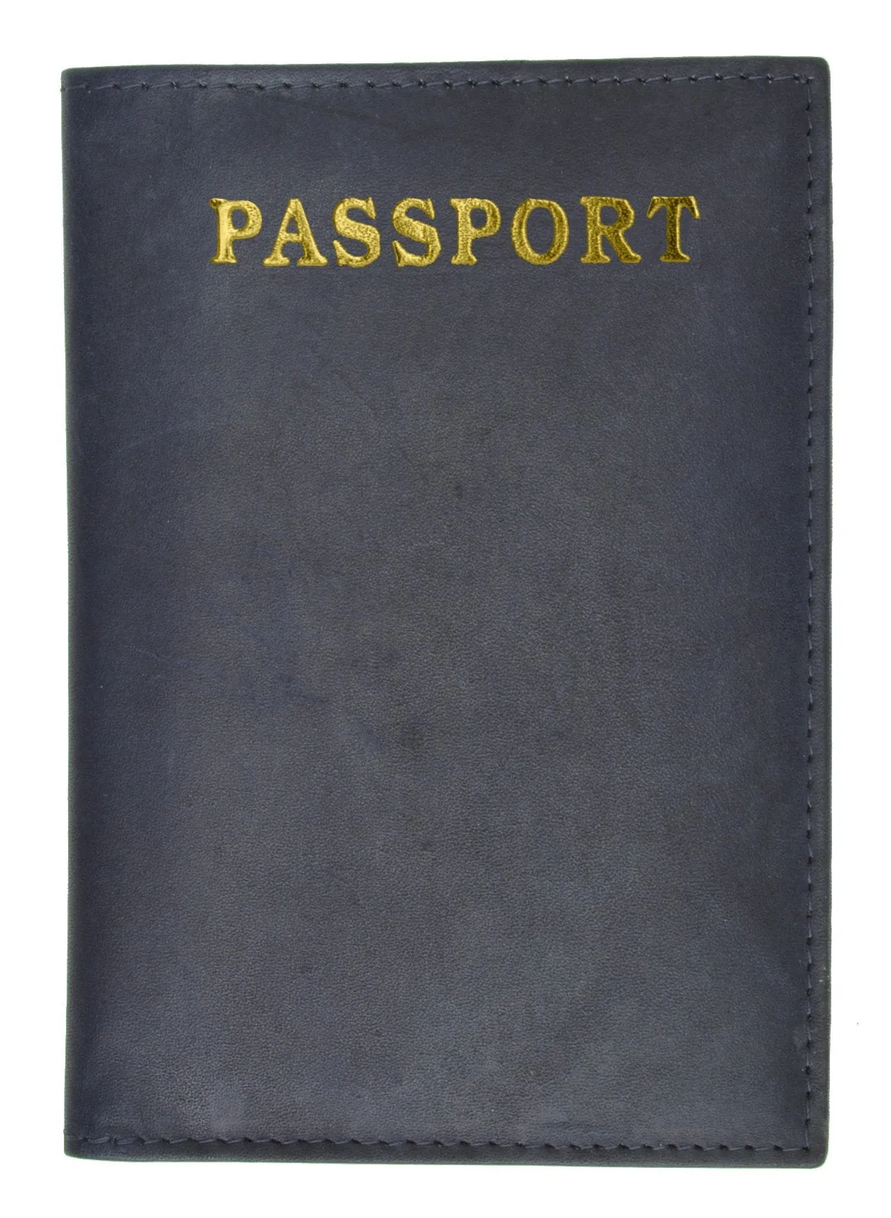 601CF IMPRINT/Leather Passport wallet with Card holder