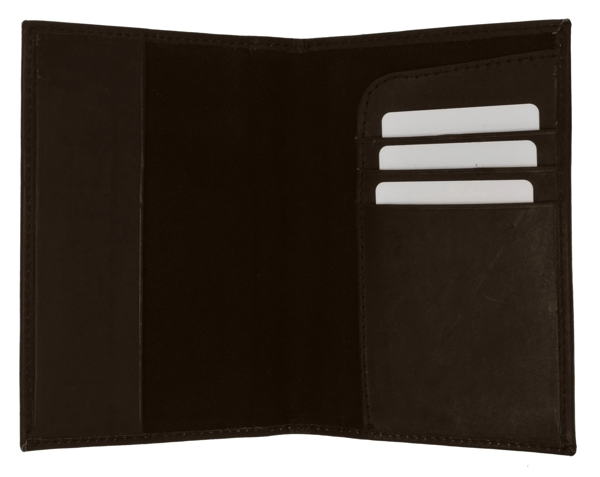 601CF IMPRINT/Leather Passport wallet with Card holder