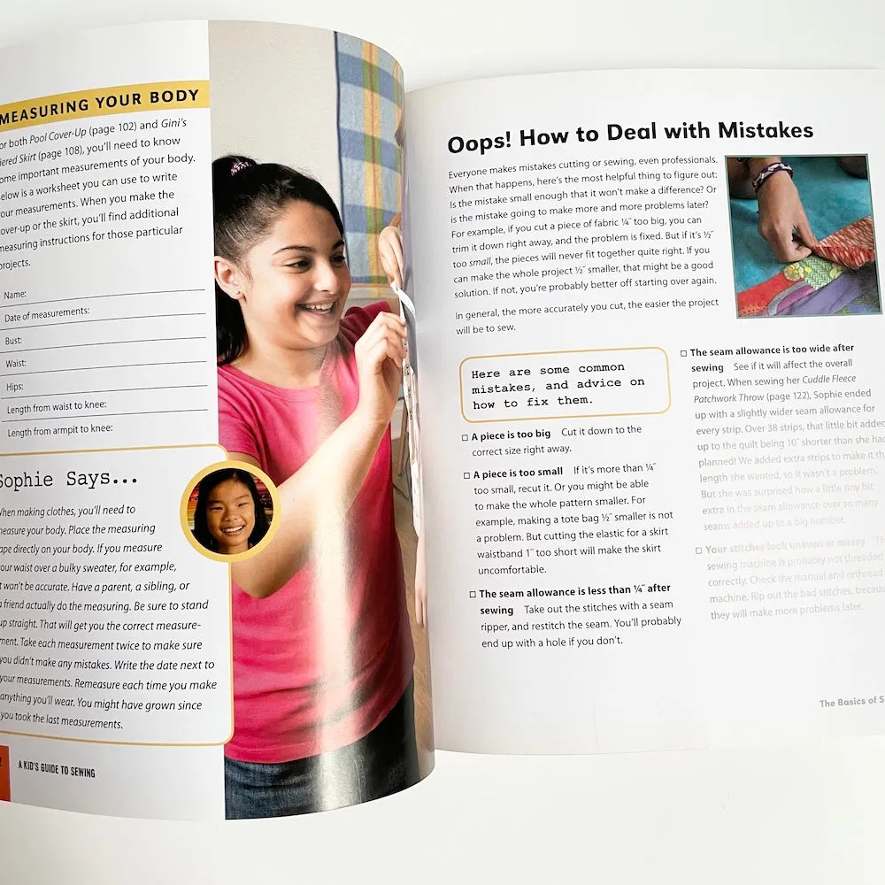 A Kid's Guide to Sewing - Sophie Kerr, Weeks Ringle, & Bill Kerr