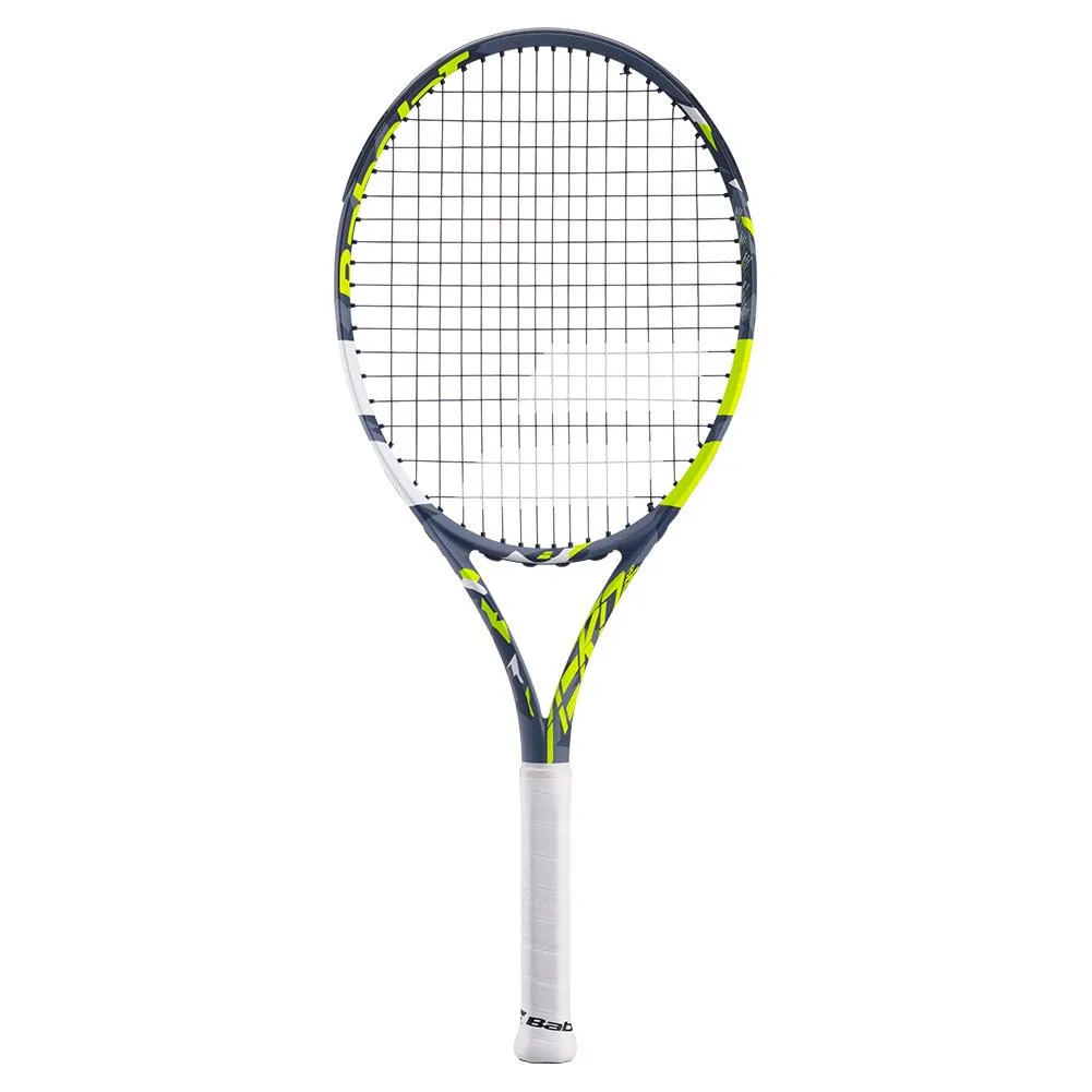 Aero Junior 26 Prestrung Tennis Racquet Grey and Yellow