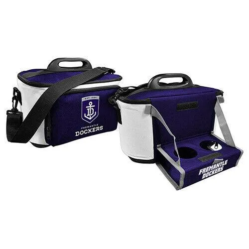 AFL Drink Cooler Bag With Tray - Fremantle Dockers - Team Logo -