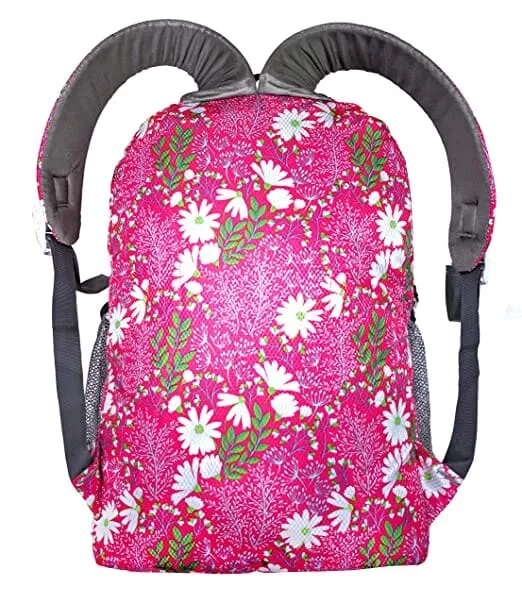 Alpha Nemesis Casual School Backpack/College Bag For Kids Made With Waterproof polyester 30 Ltrs Pink School Backpack