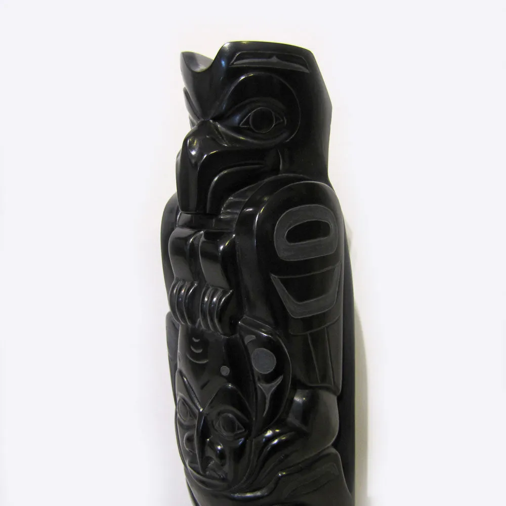 Argillite Crest Totem Pole