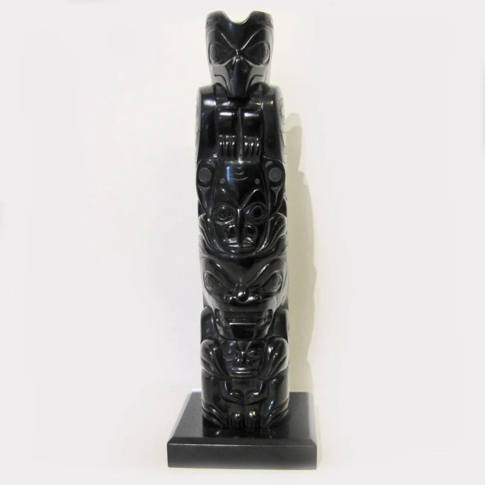 Argillite Crest Totem Pole