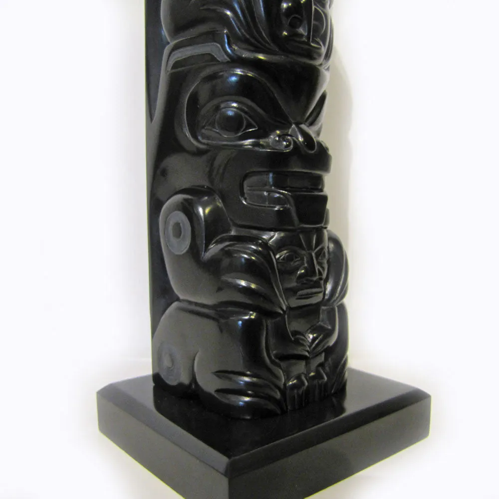 Argillite Crest Totem Pole