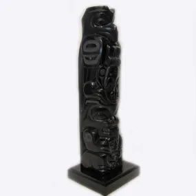 Argillite Crest Totem Pole