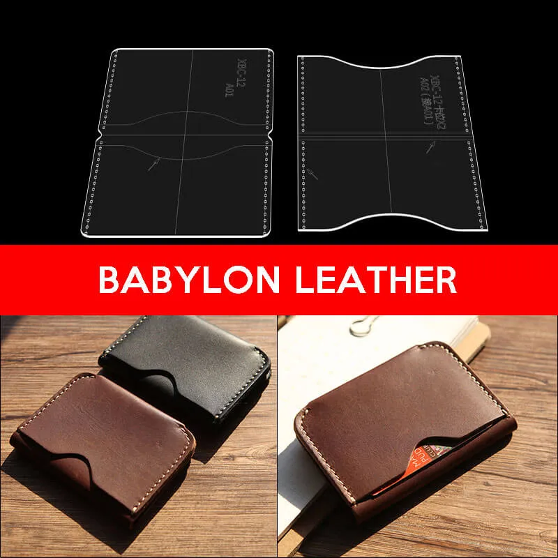 BABYLON™ Large Capacity Cardholder Leathercraft Pattern XBC-12