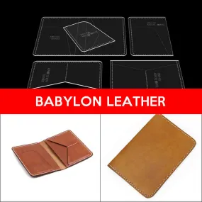 BABYLON™ Passport and Cardholder Protective Leather Sleeve Pattern XBH-01