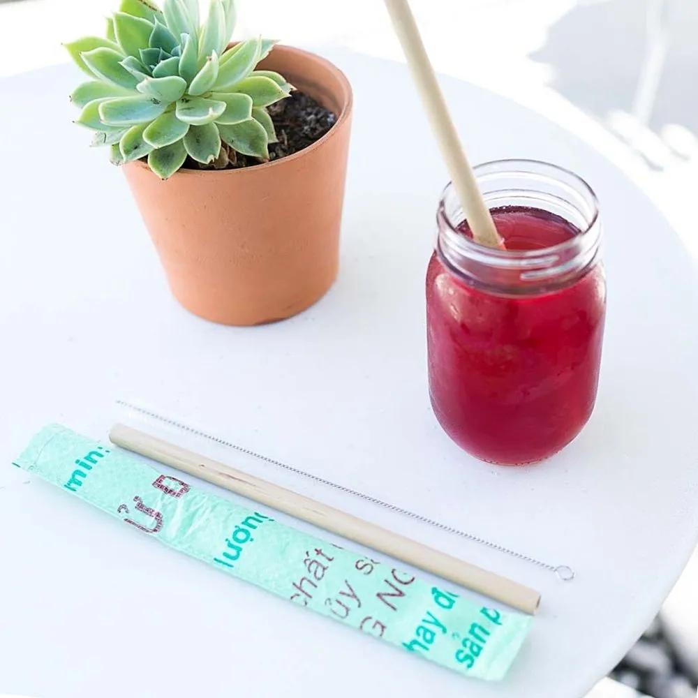 Bamboo Straw Set