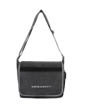 Bells Beach - Canvas Messenger Bag - Charcoal