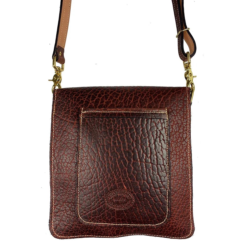 Billy Sunday Yellowstone Leather Mini Messenger Bag