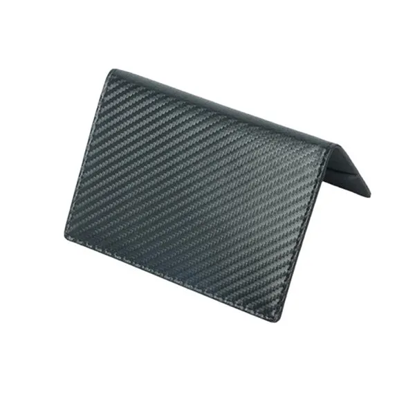 Black Grained Leather RFID Passport Holder 黑色真牛皮RFID安全防盜護照證件套 CH19017