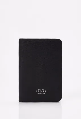 Black Leather Passport Holder