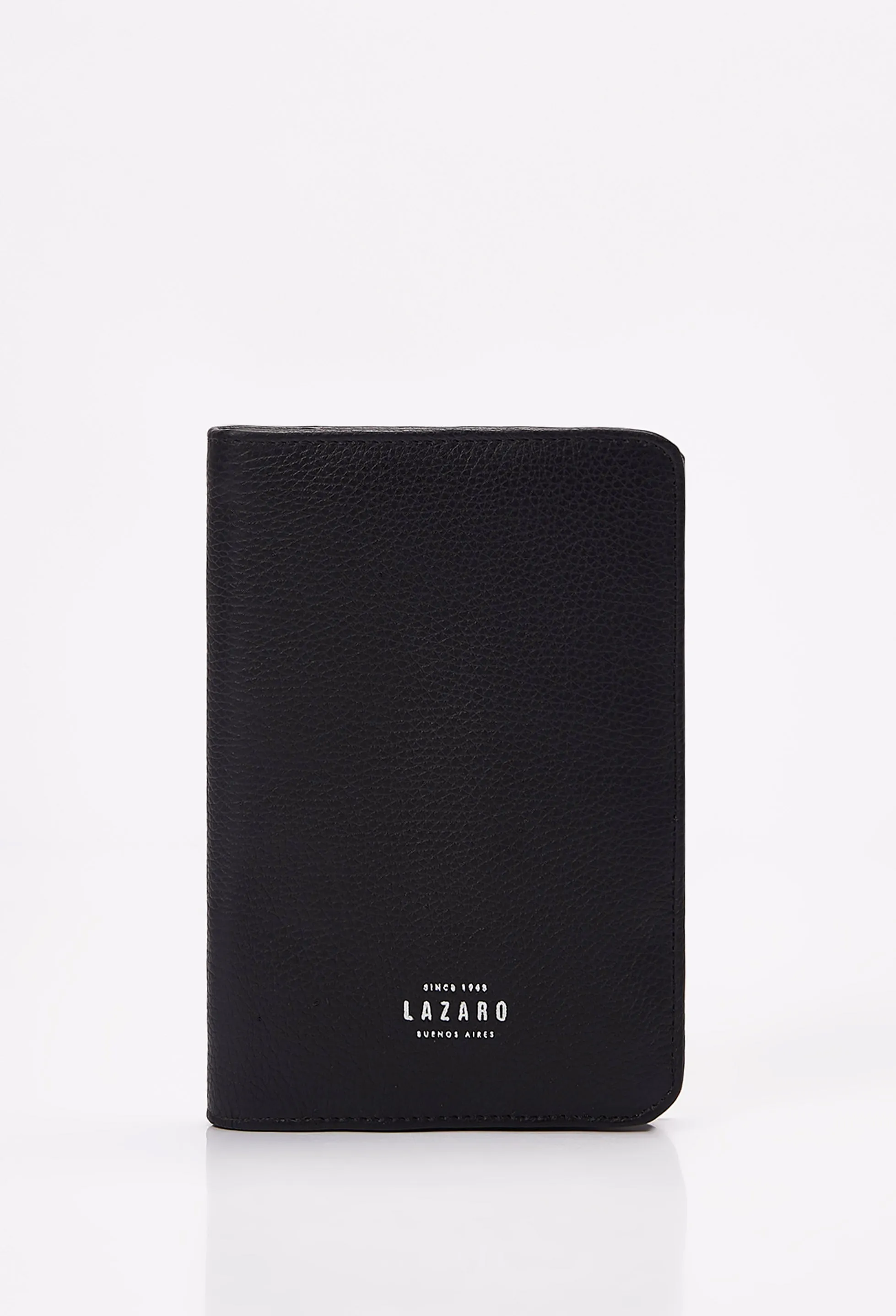 Black Leather Passport Holder