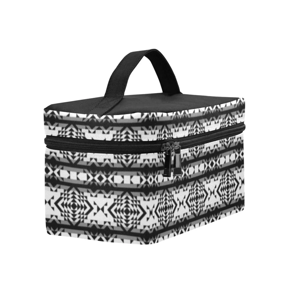 Black Rose Blizzard Cosmetic Bag/Large