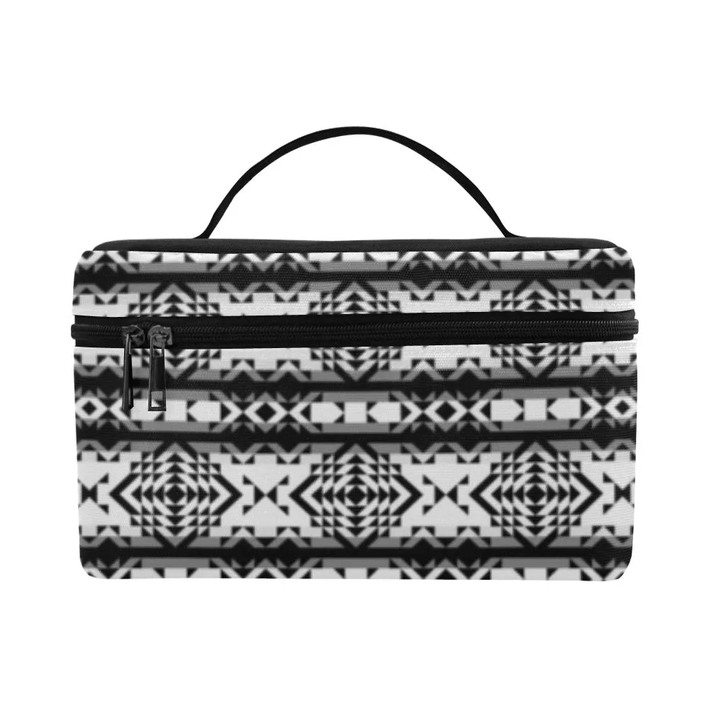 Black Rose Blizzard Cosmetic Bag/Large