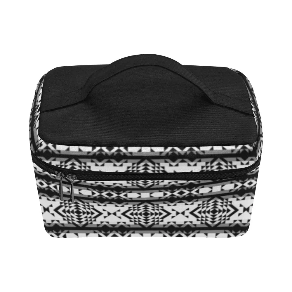 Black Rose Blizzard Cosmetic Bag/Large