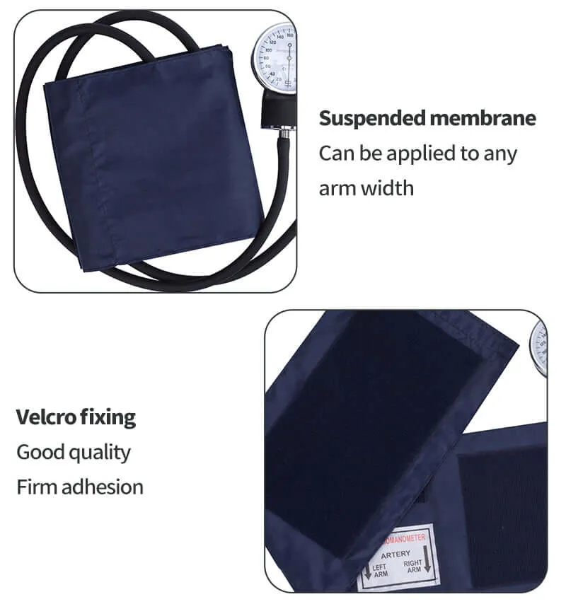 Blood Pressure Monitor Arm Blood Pressure Monitor Meter Aneroid Sphygmomanometer Cuff Stethoscope