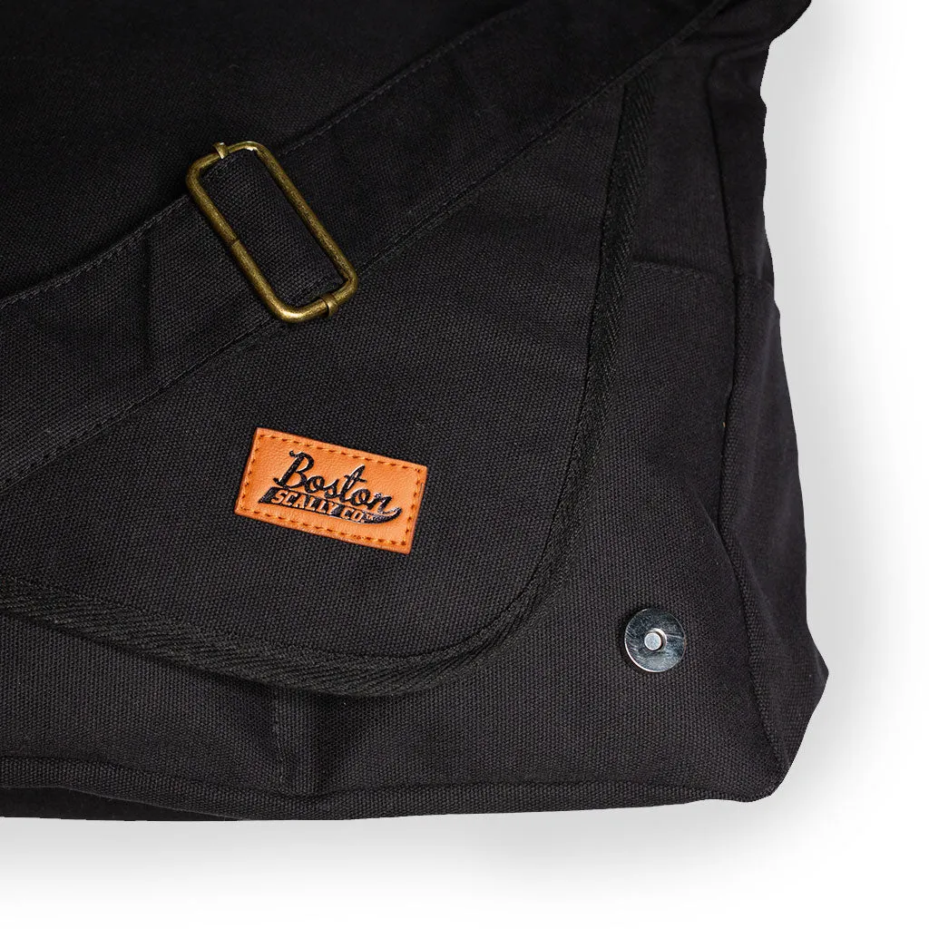 Boston Scally The Messenger Bag - Black