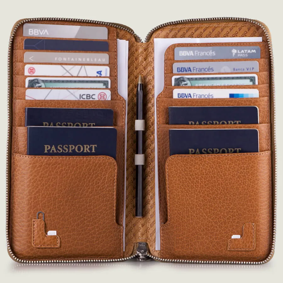 Bravo Leather Passport Holder