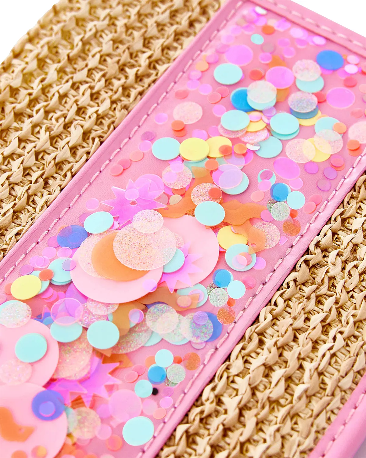 Bring On The Fun Woven Confetti Passport Holder