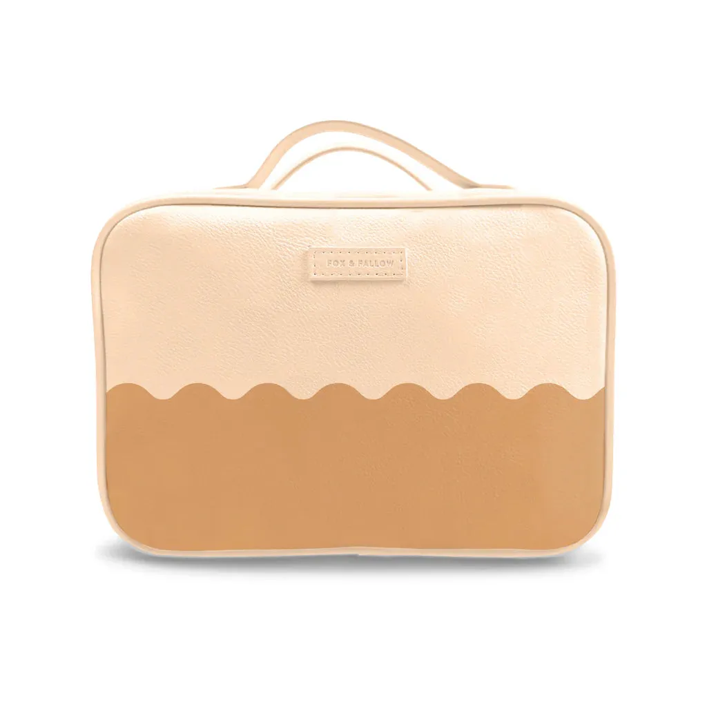 Caramel Ripple Cosmetic Bags