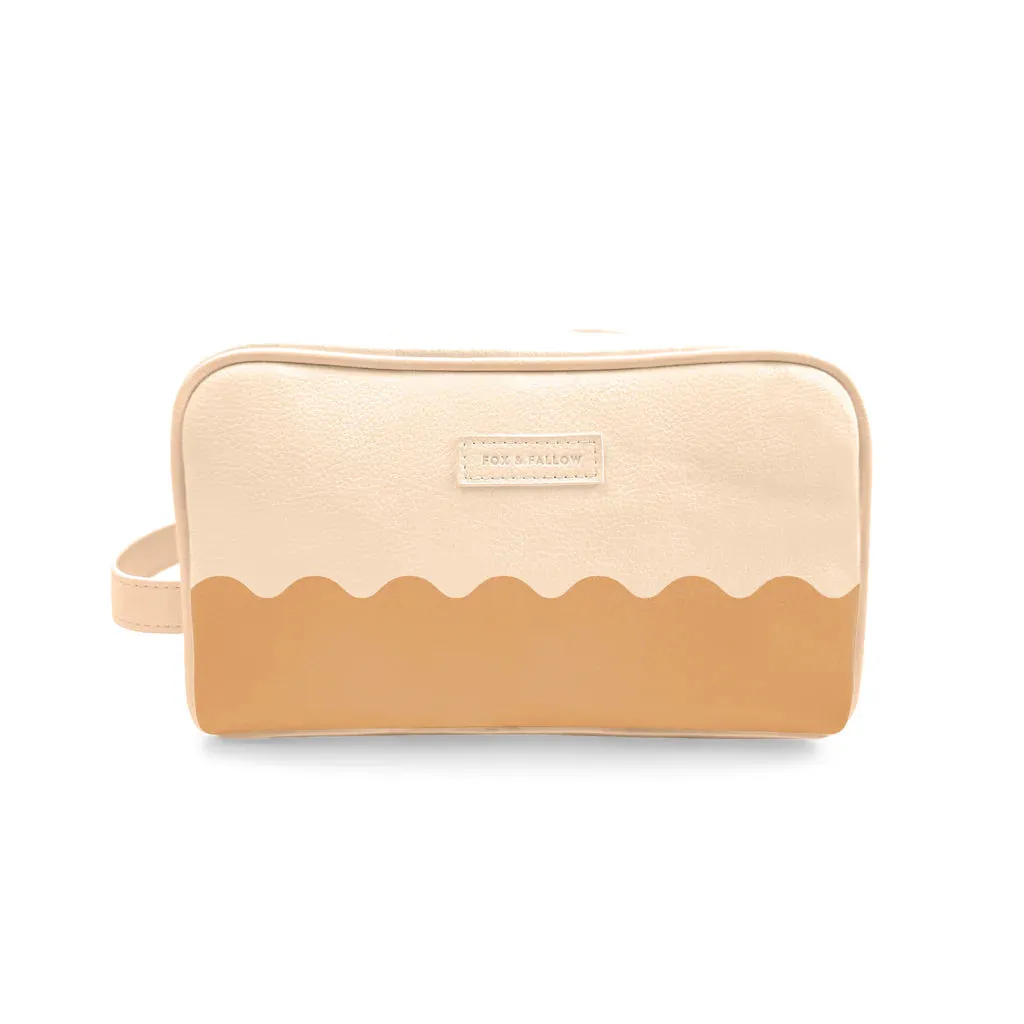 Caramel Ripple Cosmetic Bags