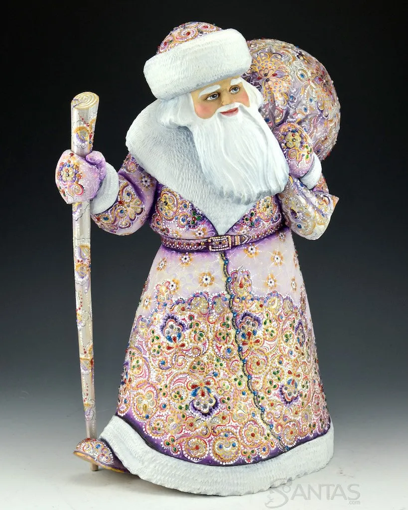 Christmas Reflections Lavender Russian Santa