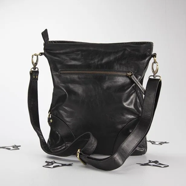 Clara Cowhide Messenger Bag