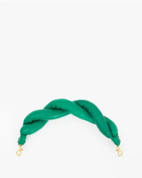 Clare V. - Twisted Puff Top Handle in Emerald Italian Nappa