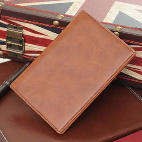 Classy Men Brown Passport Holder - 2 Colors