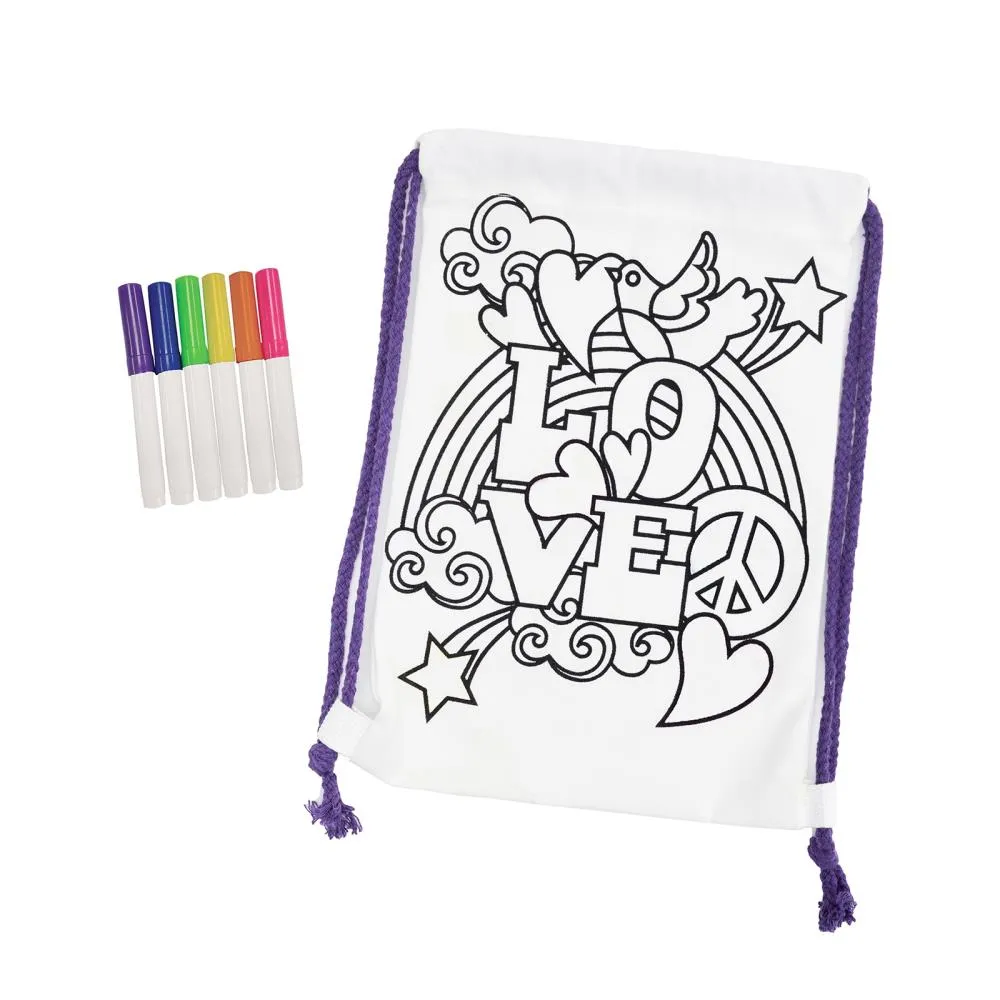 Colorbok Make It Colourful! Colour Your Own Backpack - Groovy*