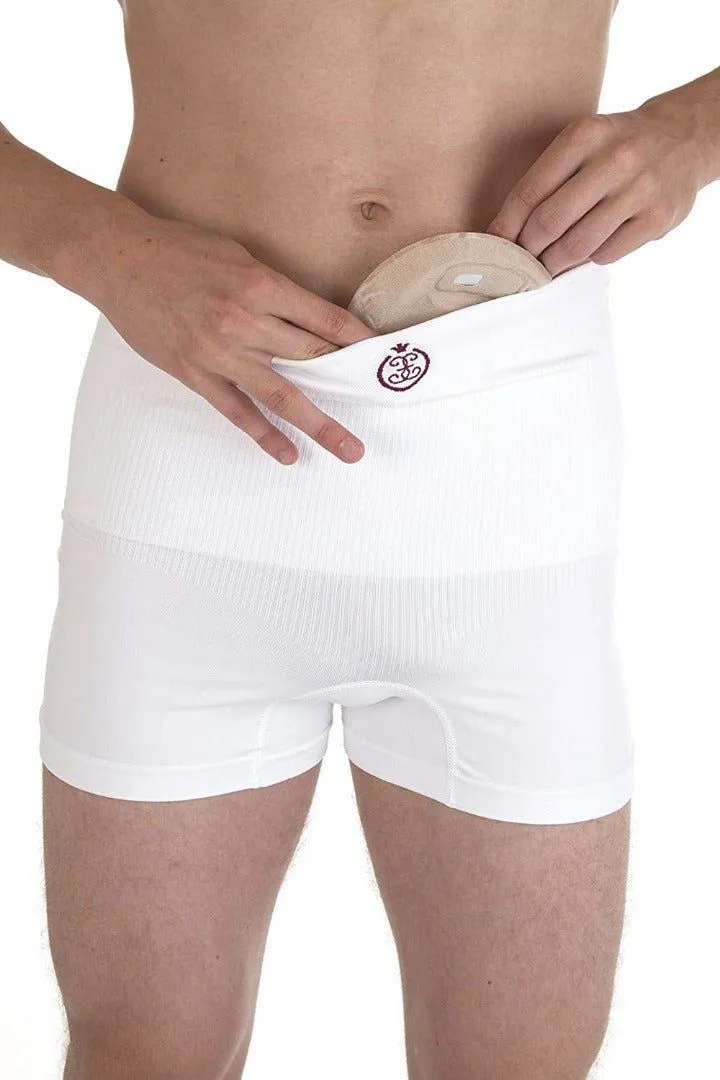 Comfizz Unisex Ostomy/Post Surgery Support Boxers | Level 2/Medium Support | High Rise Waist