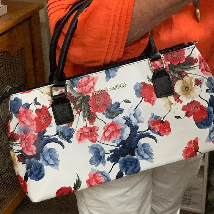 COOL CLUTCH FLORAL WINE BAG