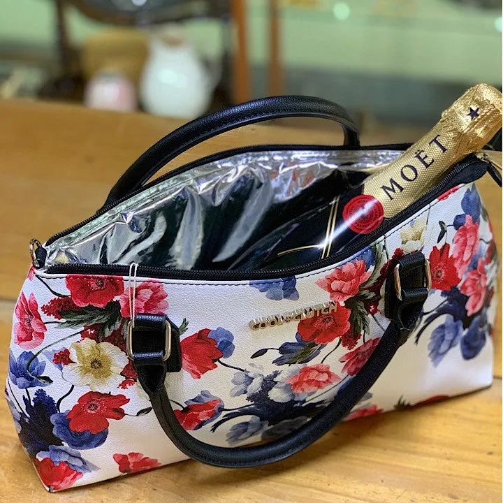 COOL CLUTCH FLORAL WINE BAG