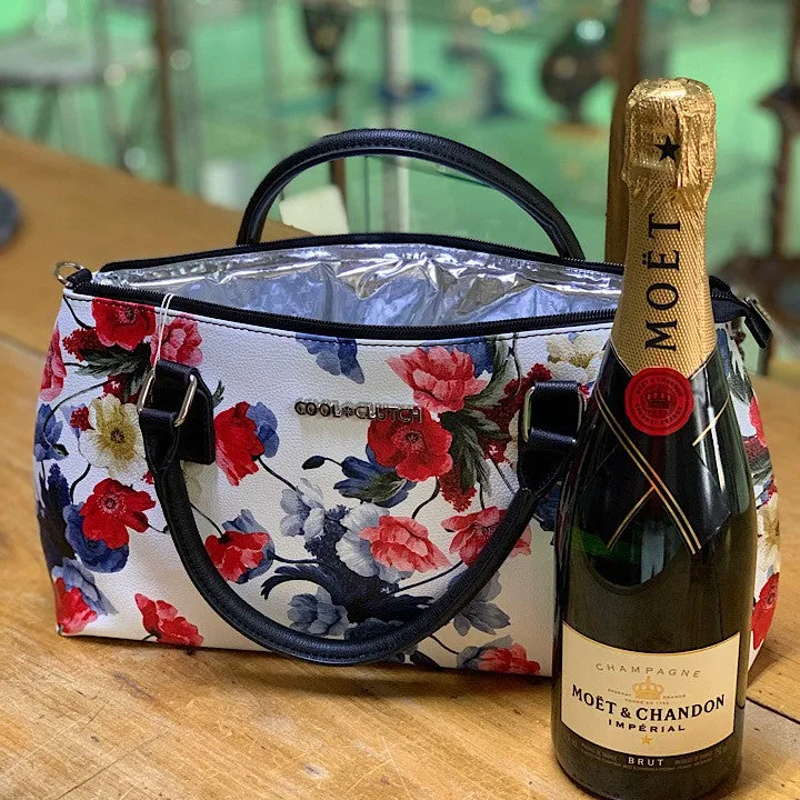 COOL CLUTCH FLORAL WINE BAG