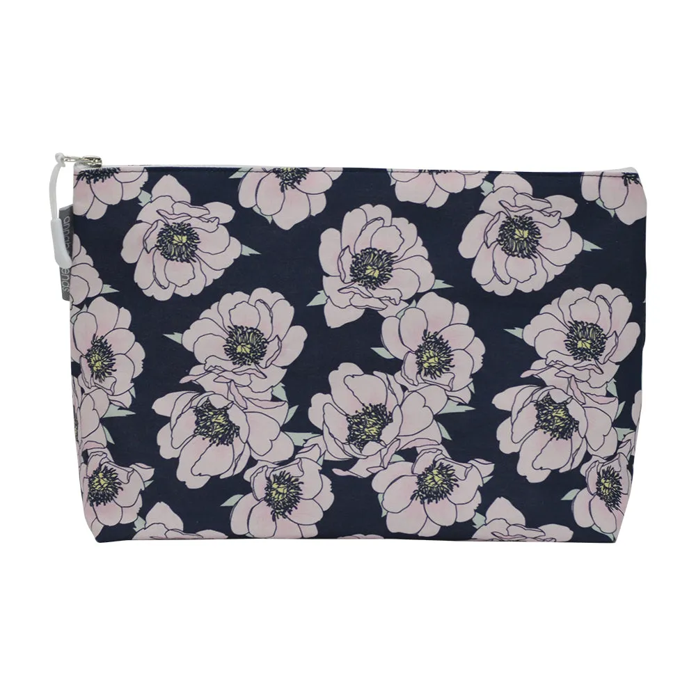 Cosmetic Bag - Cotton - Large - Peonia