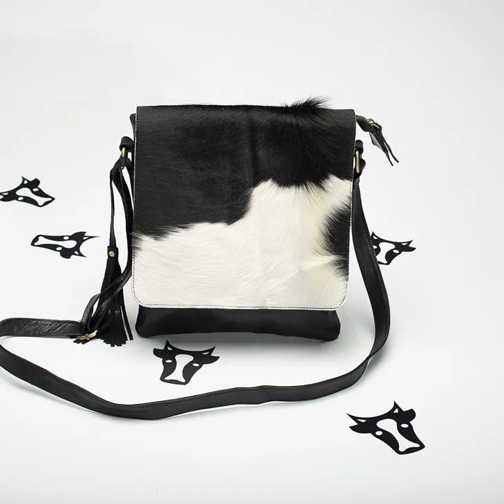 Cowhide Messenger Bag