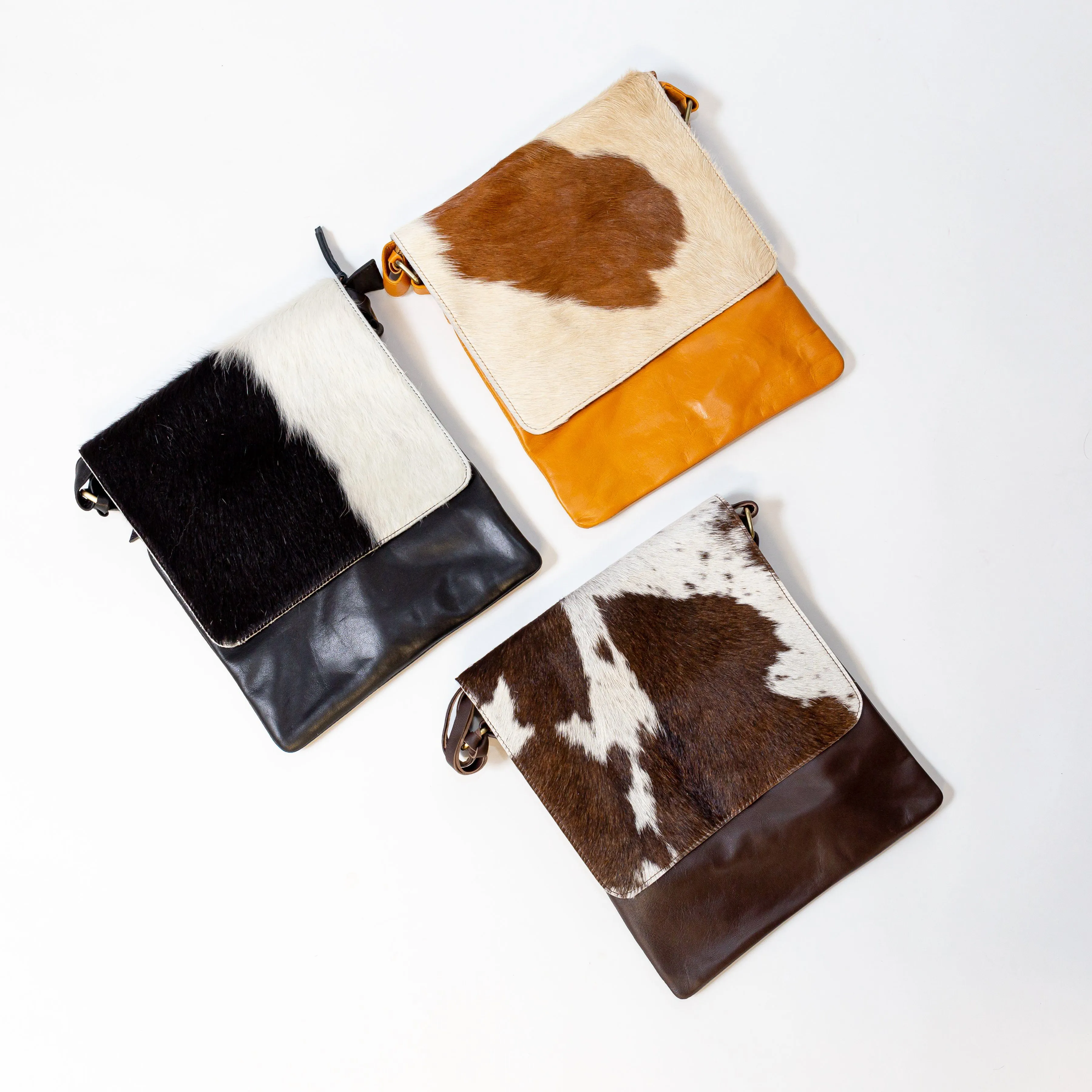 Cowhide Messenger Bag