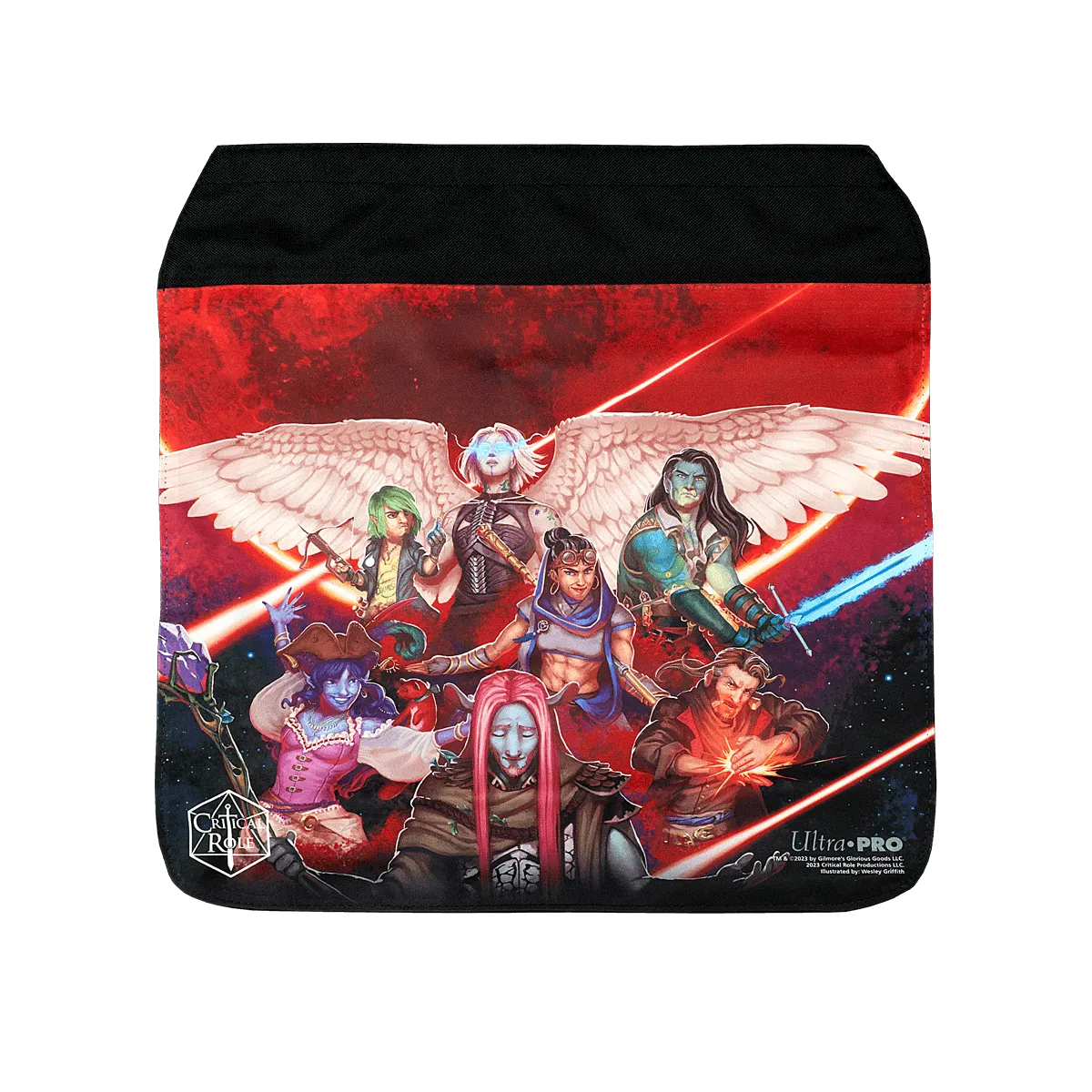 Critical Role Live Show Messenger Bag Flap - Character Reveal Version