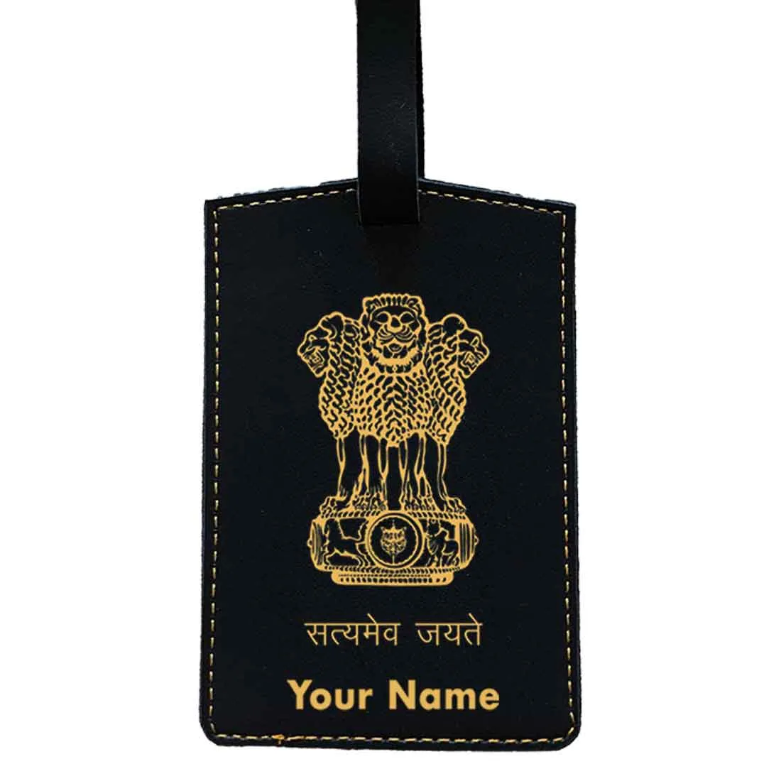 Customized Passport Holder Cover Travel Wallet Case-INDIAN PASSPORT STYLE-MULTICOLOR