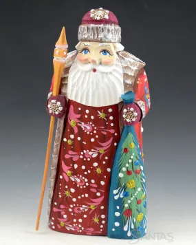 Cute and Colorful 7 inch Russian Santa