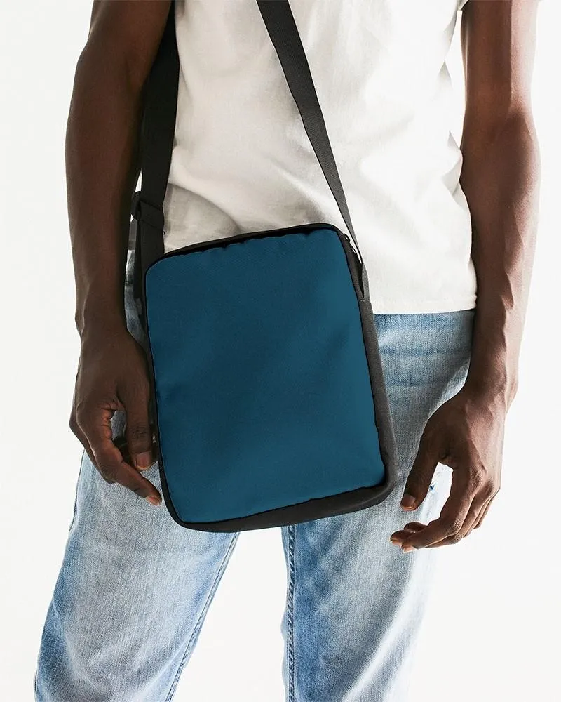 Dark Cyan Messenger Pouch | Dark Pure Cyan | C100M0Y0K80