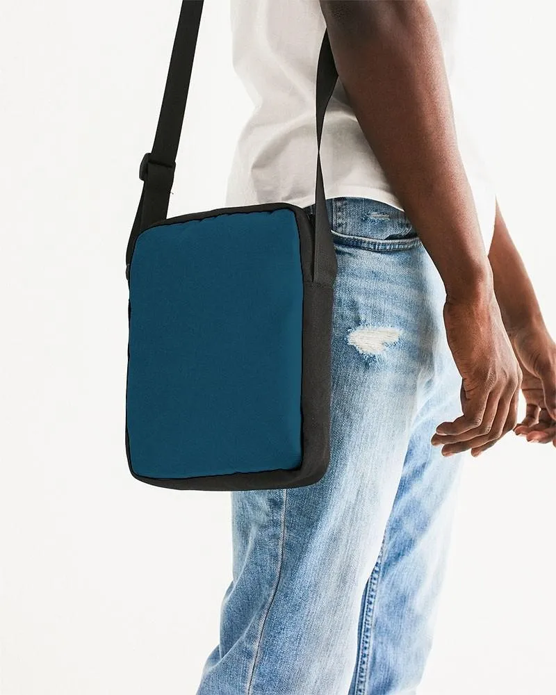 Dark Cyan Messenger Pouch | Dark Pure Cyan | C100M0Y0K80