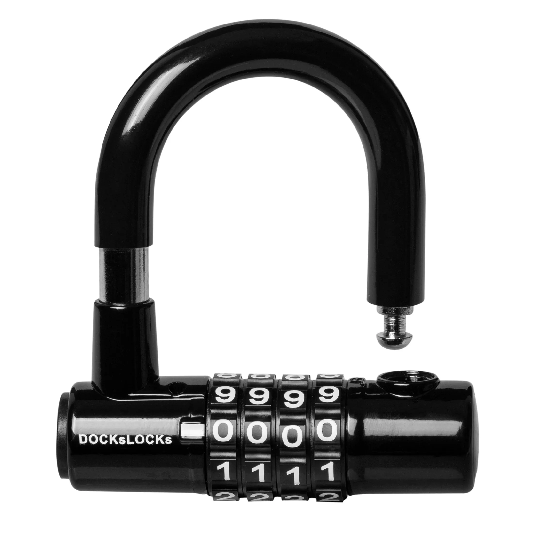 DocksLocks® Heavy Duty Cinch Style 8mm Security Chain - (3ft, 6ft or 10ft) - Weatherproof and Cut Proof with Short Shackle U-Lock