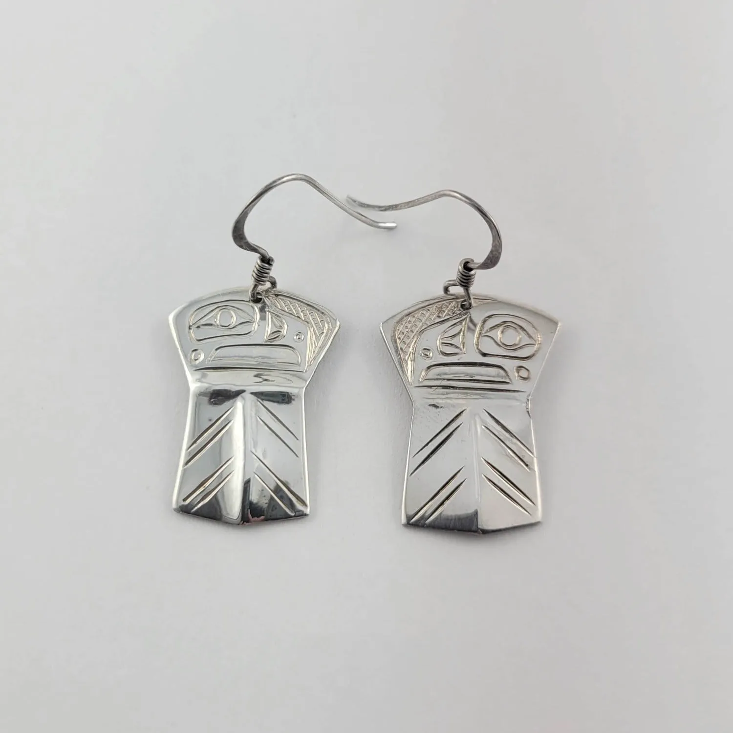 Eagle Copper Shaped Earrings